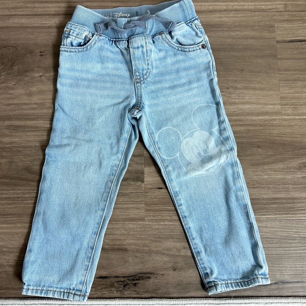 BabyGap Disney Mickey Mouse pull on slim jeans